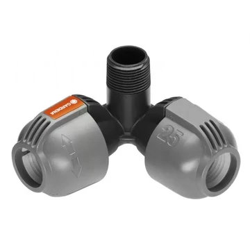 Gardena Sprinklersystem Sarokelem 25 mm csőhöz, 3/4" külső menettel Gardena Sprinklersystem Sarokelem 25 mm csőhöz, 3/4" külső menettel