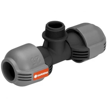 Gardena Sprinklersystem T-elem 25mm csőhőz, 3/4" külső menet