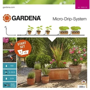 Gardena Micro-drip öntöző készlet induló készlet cserepes növényekhez M-méret