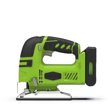 Greenworks G24JS Akkumulátoros szúrófűrész 24V, fa: 80 mm, fém: 8 mm, dekopir, akku és töltő nélkül Greenworks G24JS Akkumulátoros szúrófűrész 24V, fa: 80 mm, fém: 8 mm, dekopir, akku és töltő nélkül