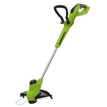 Greenworks G24LT28 Akkumulátoros fűszegélynyíró 24 V, 28 cm, 1.6 mm damil, akku- és töltő nélkül