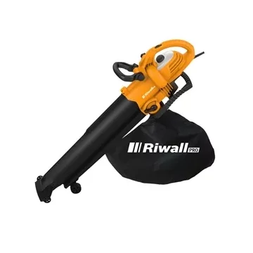 Riwall REBV 3000 Elektromos lombfúvó-szívó 3000W, 270km/h, 12:1, +gyűjtő