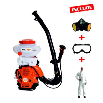 Ruris A102 Robbanómotoros háti permetező 42 cm3, 2,2 kW, 14 l+ védőfelszerelés