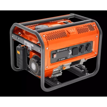 Husqvarna G3200P Áramfejlesztő 2,8kw/230V, husqvarna motor, 4 ütem, 212 cm3,