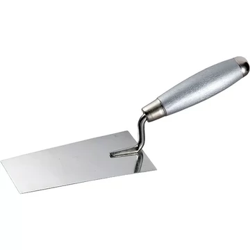 MTX  Kőműves kanál 160 mm rozsdamentes acél, fa nyél