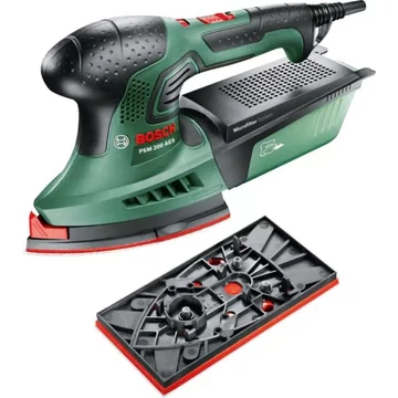 Bosch PSM 200 AES Rezgőcsiszoló 200W, 186mm, multicsiszoló