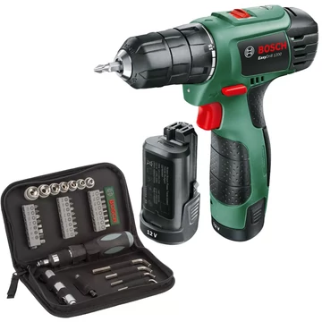 Bosch EasyDrill 1200 LI-2 Fúró-csavarozó akkumulátoros 12V, 20 Nm, akku és töltővel