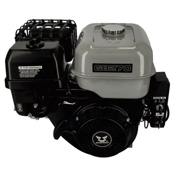 Zongshen GB270E Motor vízszintes tengelyű 270 cm3, 6.6 kW, benzines, 25.4x72mm, önindítós