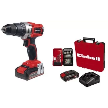 Einhell TE-CD 18/2 Li-i+22 Fúró-csavarozó akkumulátoros 18V, 44 Nm, akku és töltővel, +tartozék
