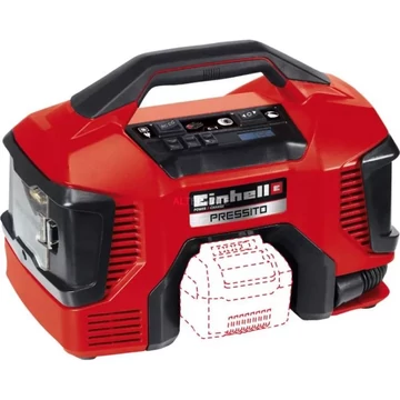 Einhell TE-AC 18/11 LiAC PRESSITO Kompresszor hibrid 230 V / 18 V, 11 bar, akku és töltő nélkül
