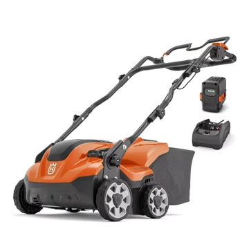 Husqvarna S 138I KIT Akkumulátoros,  gyűjtős gyepszellőztető 38CM, 45 L, 36 V, Akku és töltő