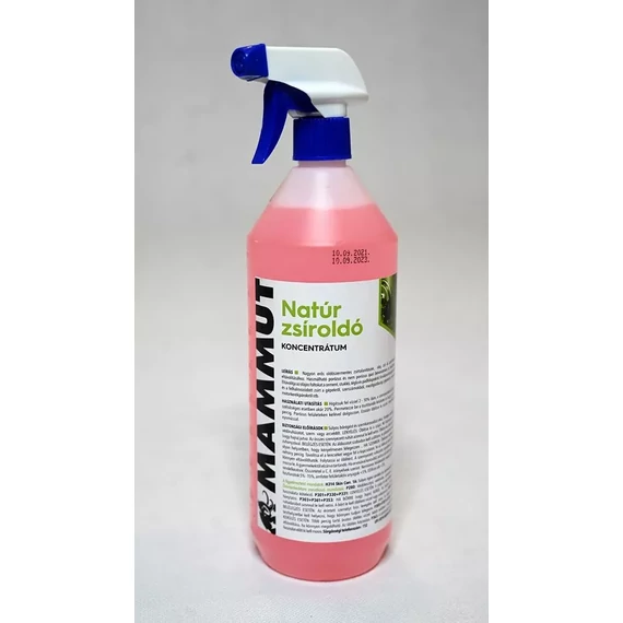 MAMMUT  Tisztítószer natúr bio zsíroldó 1 liter
