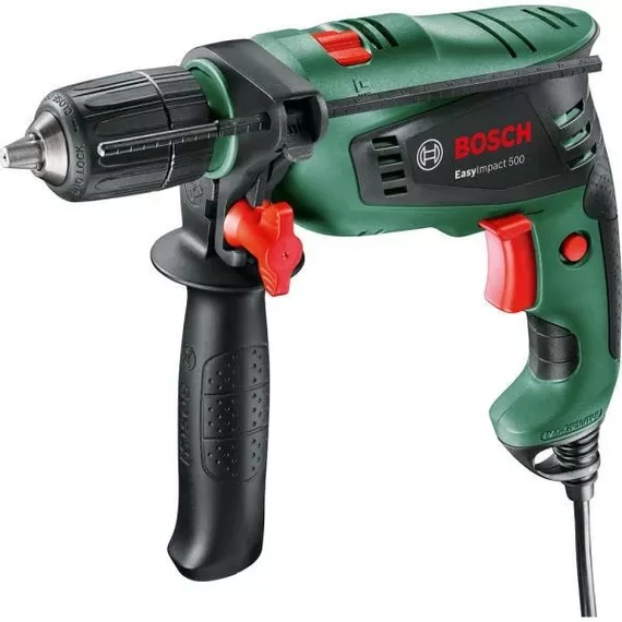 Bosch EasyImpact 500 Fúrógép ütvefúró 550W, 1.5-13mm gyorstokmány, 0-33000 mechanikus ütés