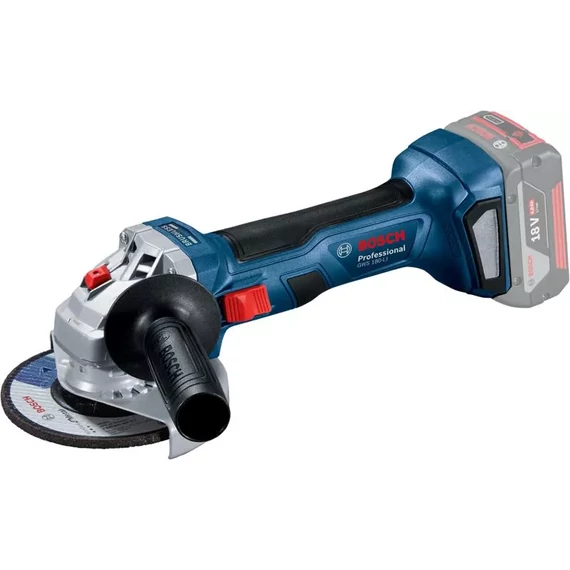 Bosch GWS 180-Li Akumulátoros srokcsiszoló 18V, 125mm, akku- és töltővel