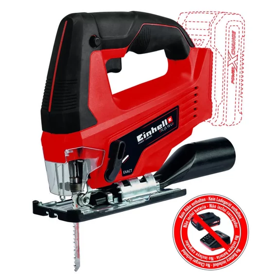 Einhell TC-JS 18 Li Akkumulátoros szúrófűrész 18V, fa: 70mm, fém: 8mm, dekopir, akku és töltő nélkül Einhell TC-JS 18 Li Akkumulátoros szúrófűrész 18V, fa: 70mm, fém: 8mm, dekopir, akku és töltő nélkül