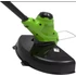 Kép 8/9 - Greenworks G24LT25 Akkumulátoros fűszegélynyíró 24 V, 25 cm, 1.65 mm damil, akku és töltő nélkül