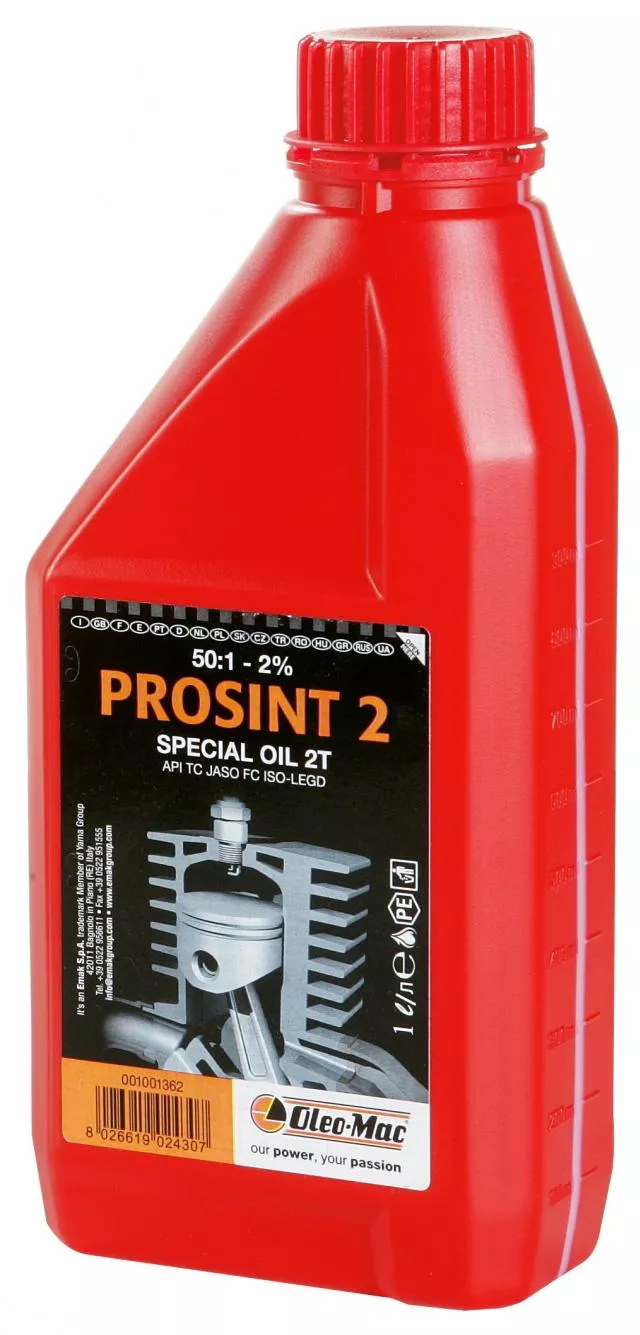Oleo-Mac 1 liter 2 ütemű olaj kiöntős