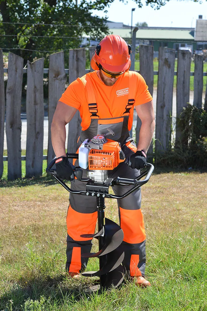 Kasei 3WT-300B Gödörfúró 63.3 cm3, 2 kW, 300 mm fúrószárral, 2 ütemű