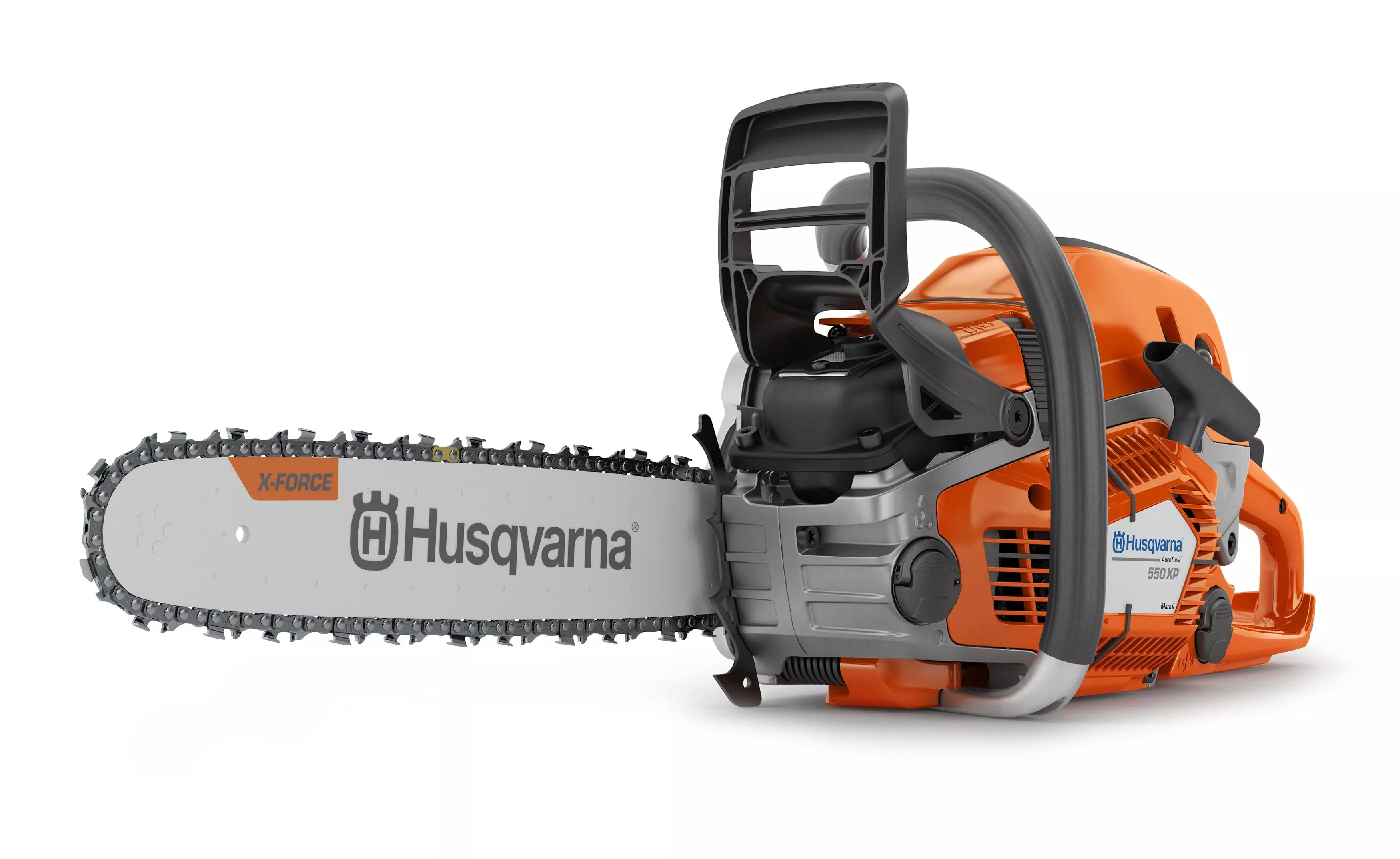 Husqvarna 550XP Mark II. Robbanómotoros láncfűrész 50.1 cm3, 3 kW, 325-1.3-64 szemes