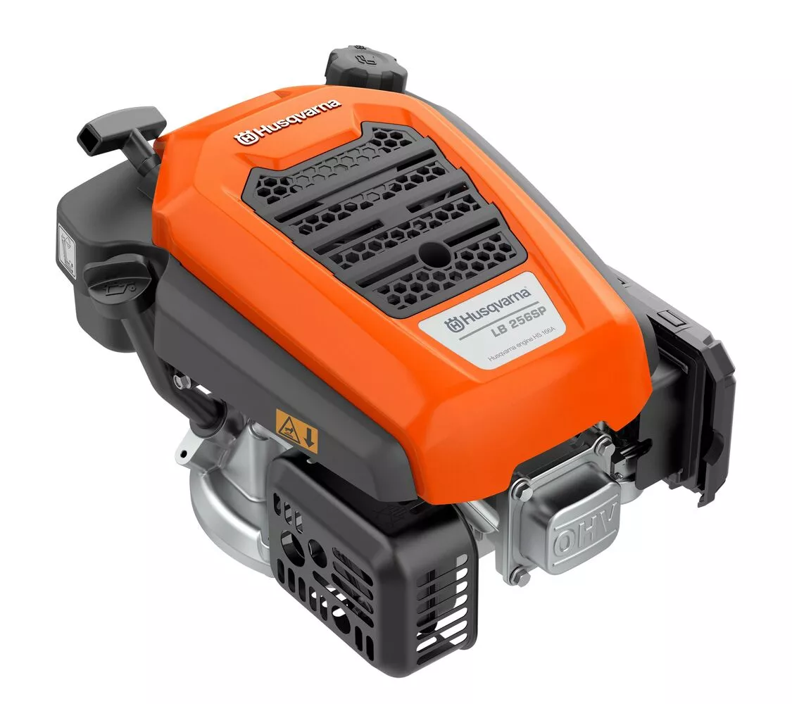 Husqvarna HS 166A Motor függőleges tengelyű 166 cm3, 22.2x82 mm, fűnyíró motor, fékes