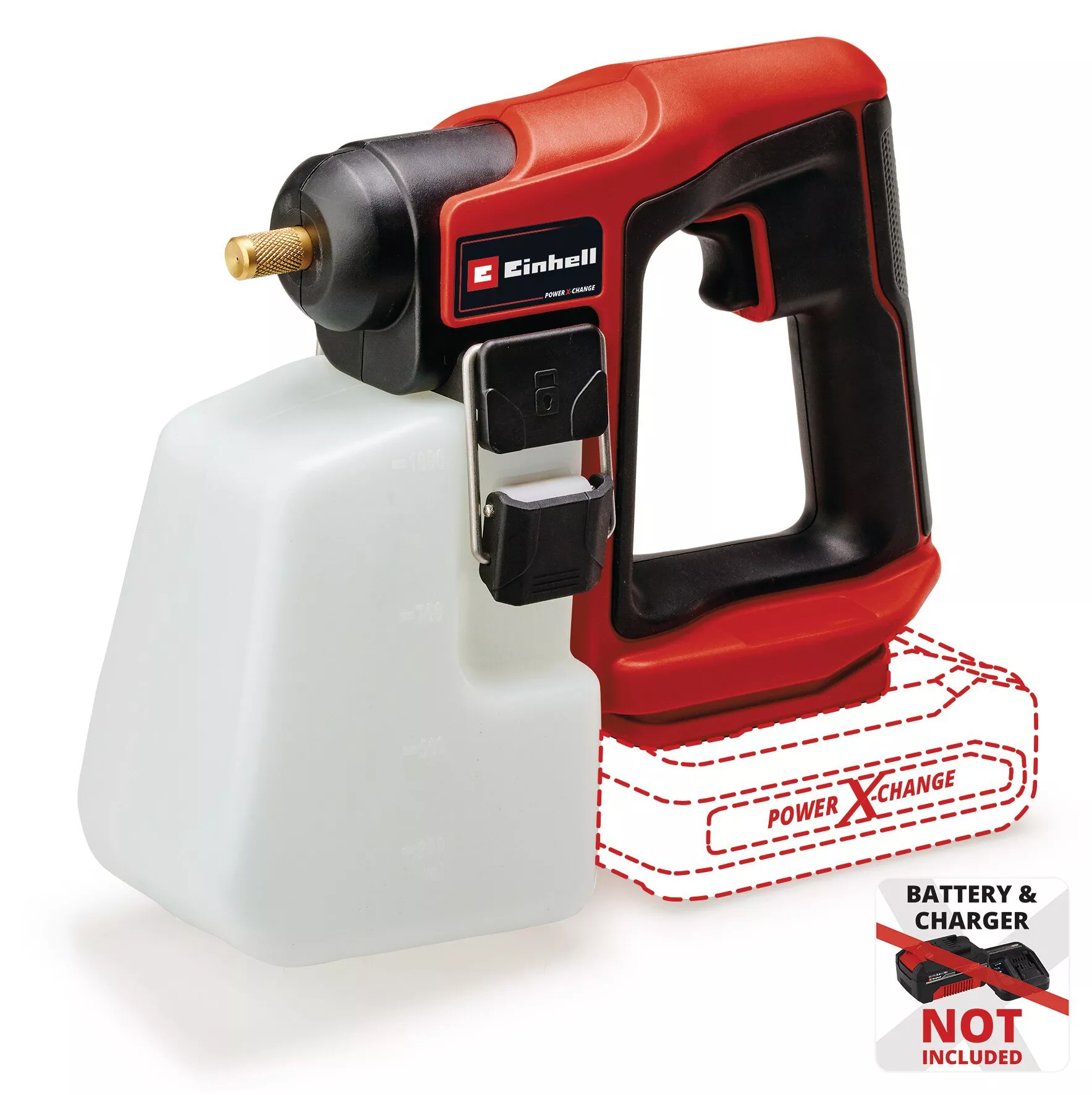 Einhell GE-WS 18/10 Akkumulátoros permetező 1,1 liter 18 v akku és töltő nélkül